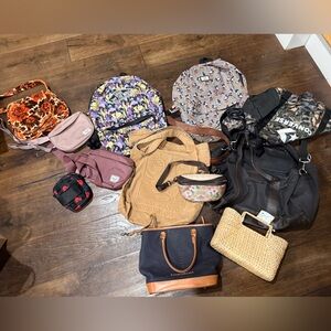Coach Fanny w/ a slew of freebies (Vans Disney backpacks, Herschel, Dooney more)